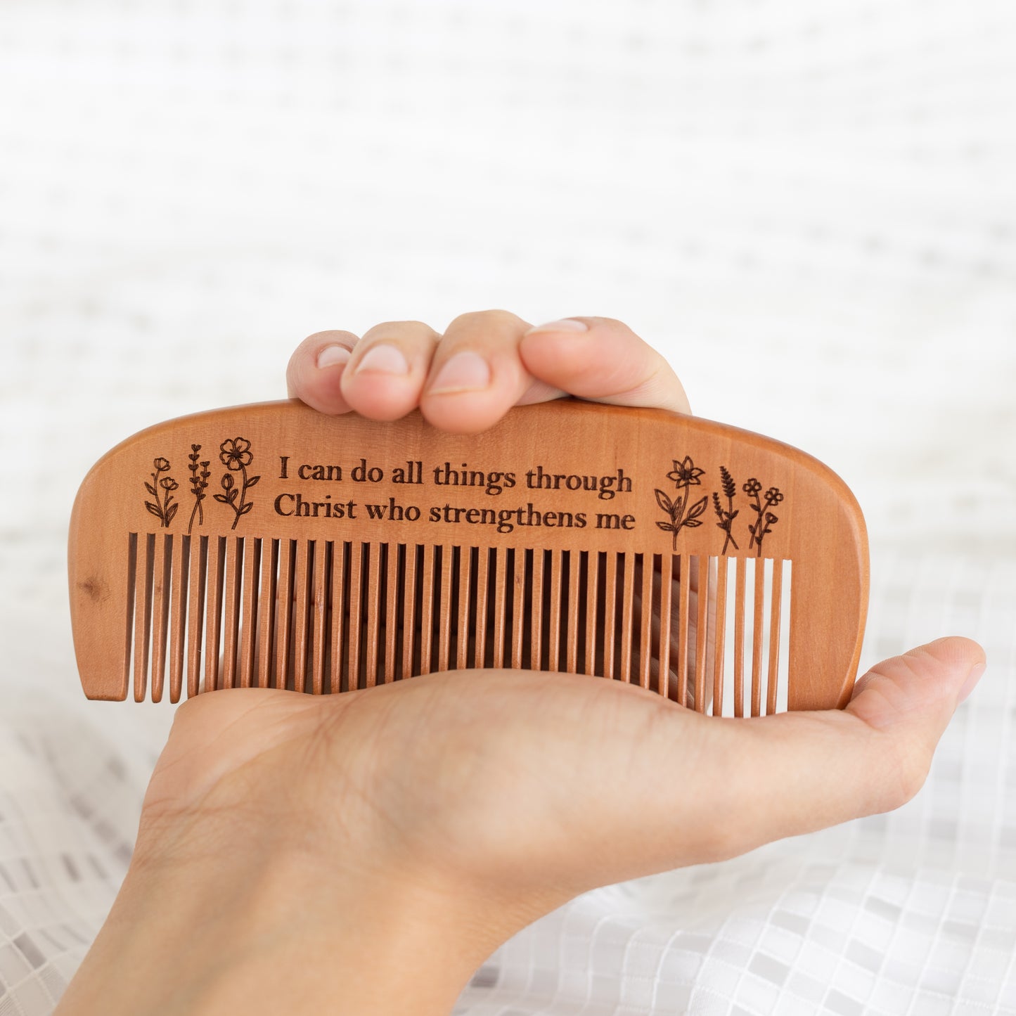 Perfect Love Scripture Birth Comb
